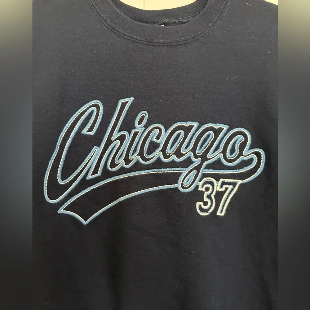 Blue Crewneck Sweatshirt Chicago 97 - Picture 2 of 4